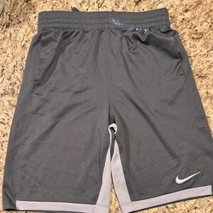 Nike Dark Gray Athletic Shorts with Logo